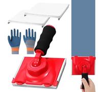 Couper les bords des couleurs pour les roulements de couleur en latex multifonctionnel pour la maison | Cutter couleur | Ergonomic Edge Painter | Avec changement de pad et gants de rénovmen