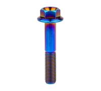 Couper les boulons, Boulons à embase hexagonale M10, 20-100 mm, pas de 1,25 mm, pack multicolore(Burn Blue,80MM-M10)