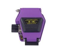 Couperet à fibre optique de haute précision avec lame en acier tungstène, offre plus de 36 000 coupes propres pour l'épissure de câble FTTH, la connexion à chaud et à froid, violet (S-6C)