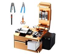 Couperet à Fibre Optique Ftth De Haute Précision, Coupe 16 Positions Pour Fibres De 0,25/0,9/3,0 Mm, Durée De Vie De La Lame 48 000 Coupes, Avec Collecteur De Déchets