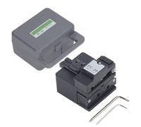 Couperet à Fibre Optique, Lame Automatique en Acier au tungstène, Outil de Coupe 3 en 1 pour la Construction de Joints Chauds et froids avec échelle intégrée et boîte de Rangement