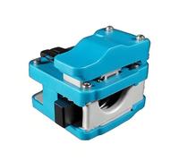 Couperet à fibre TT-FO-GR-17 haute précision pour connexion à froid et fusion FTTH Outil optique coupe câble retour automatique noir/bleu/vert/gris/orange/violet (bleu)