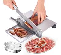 Couperets à viande en acier inoxydable épaisseur réglable for poulet, poisson, bœuf, fruits et légumes