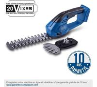 Coupes-bordures/taille-haies sans fil C-HTGS200-X - lame acier trempé - SCHEPPACH 20V IXES - sans batterie ni chargeur