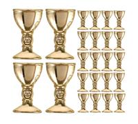 Coupes D’offrande Miniatures Dorées en Plastique, 150 Pièces Réutilisable