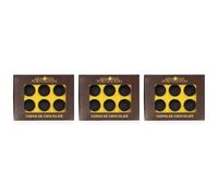 Coupes de chocolat Nomad - Paquet de 3 boîtes de 6 coupes - Poids de 36g - Avec un arôme naturel de vanille - Texture lisse et crémeuse - Produit gourmet portugaise
