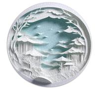 Coupes de Papier Art 1000 Pièces, Puzzle Niños Adultos, Jeux D'Intelligence, Travaux d'art Rond, Classiques Bricolage, Anti-Estrés Cadeau (67.5x67.5cm)