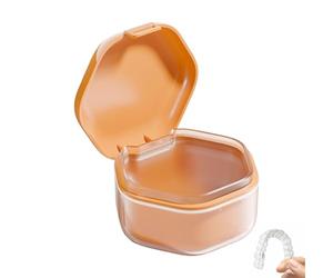 Coupes de prothèse pour prothèse de trempage, étui de prothèse pour prothèse totale - Tasse de prothèse portable avec boîte de prothèse étanche avec couvercle | Étui de prothèse imperméable
