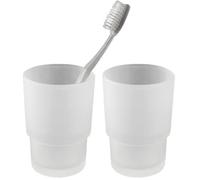 Coupes de rince-Bouche 2 pcs givrés 220 ML de Verre en Verre Tasses Lavage Bouche