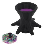 Coupes divisées pour verser des couleurs-entonnoirs avec donneur de couleur à 7 pieds, outil de guidon de couleur motif floral réutilisable pour la fabrication d'outils de peinture bricolage