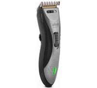 Ufesa CP6550, Tondeuse éléctrique, Rechargeable, à Utiliser Avec ou Sans Câble, Autonomie 45 minutes, Lame Amovible et Lavable en Acier inoxydable / Titane, Fonction Vide, 2 peignes