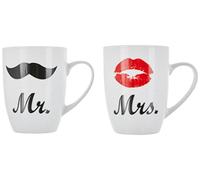 Coupes Set Mr. & Mrs, Cadeau de mariage, Coupes Partenaires