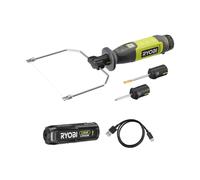 Coupeur à fil chaud 4V RYOBI - Batterie 2,0Ah - Câble USB-C - 3 accessoires - R