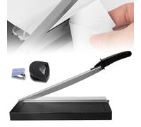 Coupeur à levier A4 A3 30 cm en acier inoxydable avec angle arrondi R4 et poinçonneuse, coupe pour 8 feuilles de puissance de coupe, pour couper du papier, papier photo