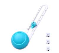 Coupeur circulaire rotatif: lame guidée manuellement, coupe de forme circulaire, contrôle de faisceau réglable, outil de précision manuel | coupe en forme ronde pour feuilles d'impression modell