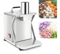 Coupeur Commercial Doignon/Pomme,Hachoir Légumes Électriques,Découpe Automatique Cubes Granulaires,Disponible 5/8/10/12/15 Mm,pour Loignon,Pommes Terre,Calabaz 15mm
