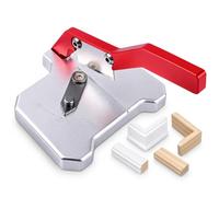 Coupeur d'angle modèle, mini table de coupe d'angle fixe pour établi | Banc de travail avec lame de coupe de 8 mm et coupeur réglable de 0 à 90°, outil de coupe manuel