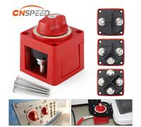 Coupeur de commutateur de masse de batterie 2 3 4 positions, simple et double pour panneau de commande de puissance de bateau RV 12-48V 100-300A, isolateur déconnexion rotatif Interrupteur à 3 positio