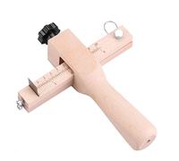 Coupeur de Courroie en Cuir Main en Bois Craftool Strap Cutter Outil de Réglable avec 5 Lames