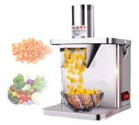 Coupeur de légumes Commercial coupeur de dés trancheuse électrique de légumes coupeur de dés automatique 2 en 1 coupeur de pommes de terre d’oignon avec 5 lames