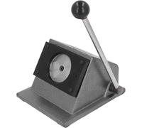 Coupeur de matrices à poinçon graphique, machine à couper cartes 25mm-75mm à lame en acier, coupeur de matrices, coupeur circulaire de badges de bureau, pour fabrication de badges.(25MM)
