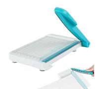 Coupeur de papier - Coupeur de bande incurvée de 6 pouces, petite trancheuse à papier avec échelle de panneau de grille | Coupeur de carton antidérapant, planche à découper en papier portable mul