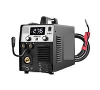 coupeur de plasma, Soudeurs à Plasma 5 en 1, écran numérique 220 coupe/MMA/gaz/sans gaz Mig/Lift TIG, Machine à souder avec onduleur, fil de 1/5Kg(With 17V)