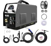 Coupeur de plasma, Soudeurs MIG250DP Mig impulsion aluminium gaz sans ARC MMA Tig 4 en 1 Machine de soudage semi-automatique(TIg torch and Wire)