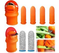 Coupeur de Pouce de Jardinage, RosyFate 8 Pcs Couteau de Jardin en Silicone, Gardening Thumb Knife, Outillage de Jardin, pour Le Jardinage, La RéColte de LéGumes et de Fruits