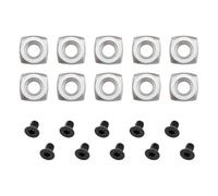 Coupeur de remplacement d'inserts en carbure de 20 pièces/ensemble for raboteuse en spirale, lames de tournage sur bois de tour avec vis(15x15x2.5-R50 NR)