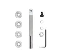 Coupeur de roue de système de spirale de texturation, coupeur de tournage d'accessoire de fil de tournage sur bois avec tige de 150 mm 1 jeu