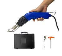 Coupeur de tissu de couteau chaud coupeur de corde de chaleur électrique for la lame de Type R de sangle de tissu de mur de corde avec le pied de coupe de tissu(RS80 F type blade,Inverter 1500W)