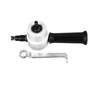 Coupeur de tôle à double tête, mèche à découper la tôle en alliage 360°, accessoire de perceuse pour fer, acier inoxydable, cuivre et aluminium, avec accessoires pour outils