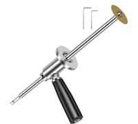 Coupeur de tuyaux à l'intérieur en PVC - Tête rotative, profondeur de coupe réglable de 7 pouces Design compact | 1 Set d'outils de coupe à débit profond, bord de tuyau en plastique plus flui