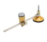 Coupeur de verre circulaire professionnel, coupe en verre circulaire pour vitrage compas réglables de 400 mm type coupeur circulaire en verre avec ventouse pour la maison