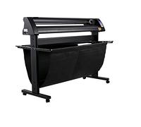 Coupeur de vinyle semi-automatique 28/34/53 pouces, traceur découpe, imprimante avec support sol, 3 lames, écran LCD,Haute Stabilité(1350mm)