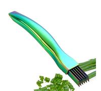 Coupeur d'Oignons Verts | Poignée Ergonomique pour Préparation des Repas - Éminceur d'Oignons Verts de Cuisine - pour Dortoir Camping Pique-nique Restauration Camion Mère Père Femme au Foyer