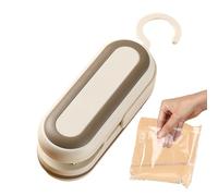 Coupeur et scellant de sacs, scellant de petits sacs | Scellant de sacs à puces rechargeable USB à suspendre | Scellant thermique pour petits sacs avec cutter pour stockage d'apéritif