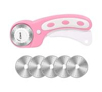 Coupeur rotatif ergonomique de 45 mm - Coupe à changement rapide, bouton de sécurité, coupe rotative pour tissus | Coupe de tissu de 45 mm avec poignée ergonomique