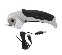 Coupeur sans Fil électrique de Ciseaux avec la Batterie au Lithium Rechargeable et 2 Lames de coupe. Convient pour Tissu, Tapis, Cuir, et plus. Travail Fort, Vigoureux, Lisse