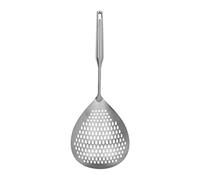 Coupion de l'écumeur en acier inoxydable - Acier à haute température 304, poignée longue avec poignée confortable, grande passoire à flux pour les frites légumes viande dans (type 1)