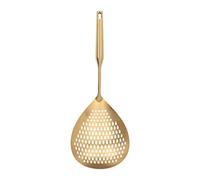 Coupion de l'écumeur en acier inoxydable - Acier à haute température 304, poignée longue avec poignée confortable, grande passoire à flux pour les frites légumes viande dans (type 2)