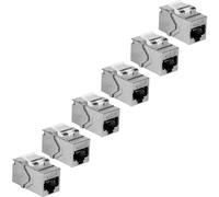 Couplage RJ45 de module Keystone, catégorie 6a, 6 pièces