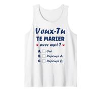 Couple Amour Demande De Mariage Veux-tu Te Marier avec Moi Débardeur