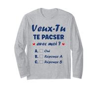 Couple Amour Demande De Pacs Veux-tu Te Pacser avec Moi Manche Longue