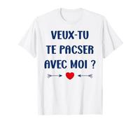 Couple Amour Demande De Pacs Veux-tu Te Pacser avec Moi T-Shirt