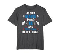 Couple Amoureux Cadeau 14 Ans de Mariage Noces de Plomb T-Shirt, Homme Grandes Tailles, Chiné Foncé, 3X Tall