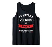 Couple Anniversaire Null Humour Blague 20 Ans de pacs Débardeur