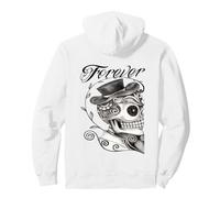 Couple Assorti de crânes pour Toujours Sweat à Capuche