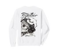 Couple Assorti de crânes pour Toujours Sweatshirt
